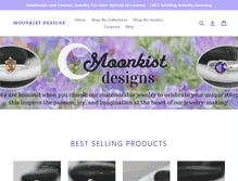Tablet Screenshot of moonkistdesigns.com